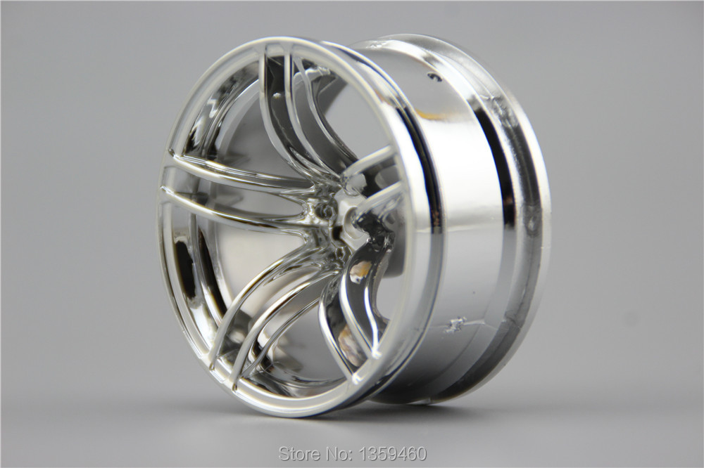 Fpv Drone Tool Kit - 4pcs 1/10 Touring&Drift Wheel Rim WD5SC(Chrome)